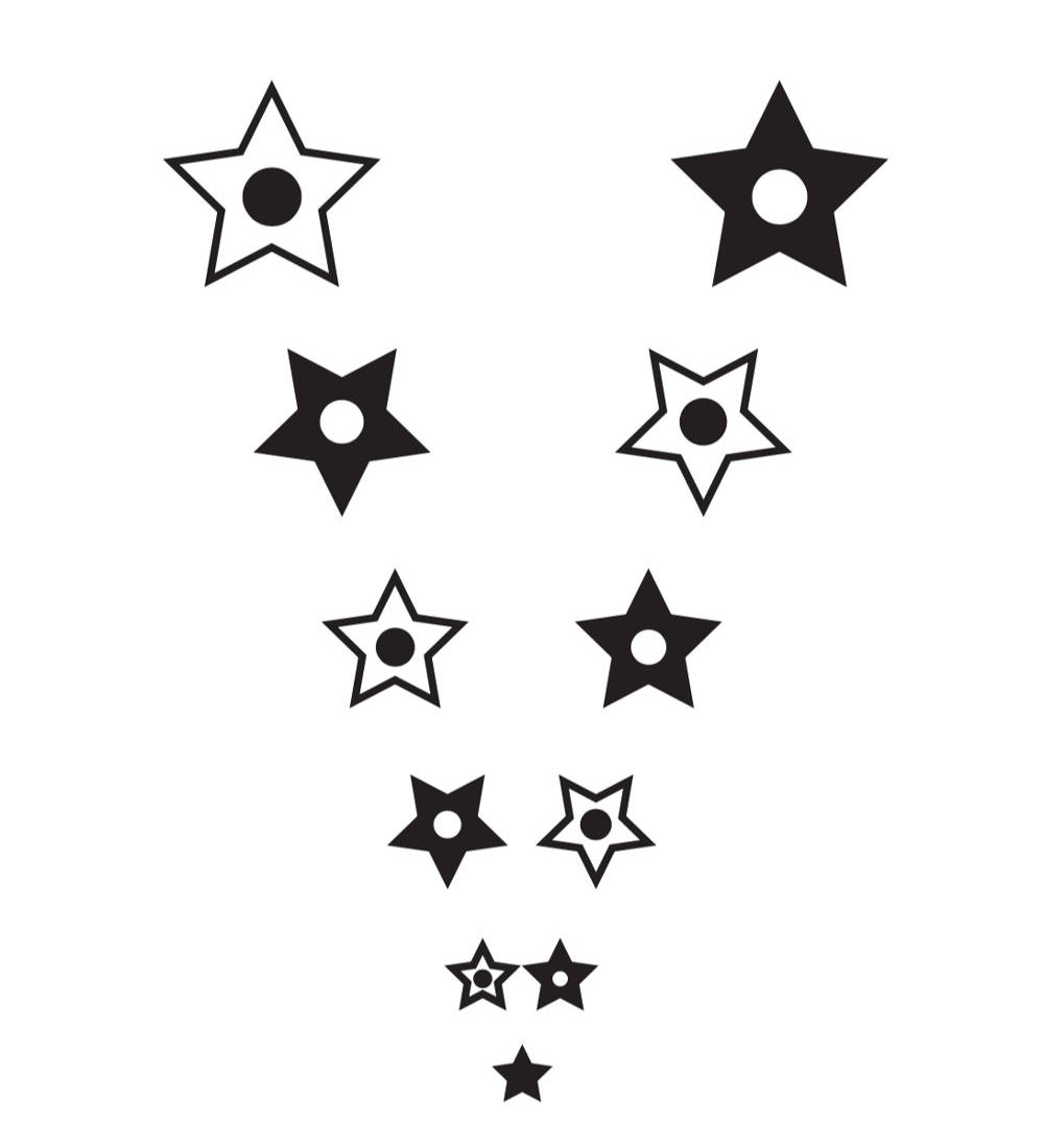 エクササイズZ2で使う星のペアの開散表